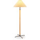 Oswin 57.13 inch 60.00 watt Natural Floor Lamp Portable Light